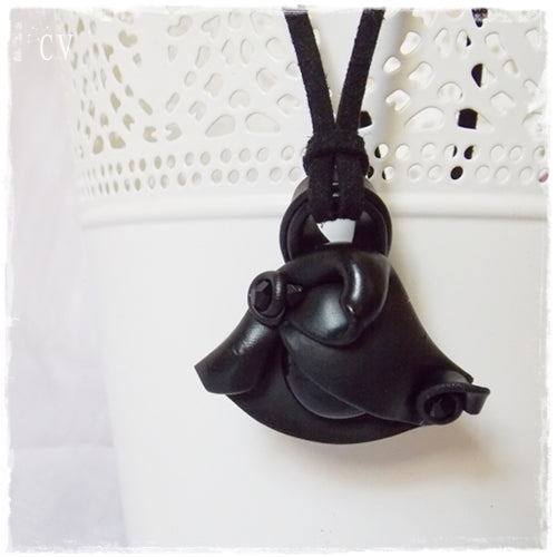 Gothic Polymer Clay Pendant