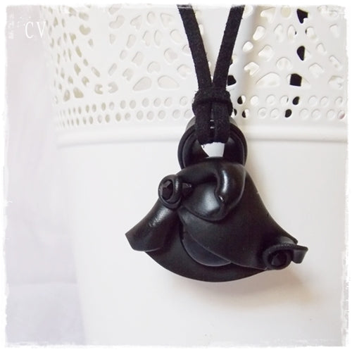 Handmade Vegan Polymer Clay Pendant