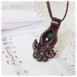 Octopus Polymer Clay Pendant ~
