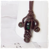 Elven Polymer Clay Pendant ~