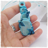 Blue Topaz Healing Crystal Necklace