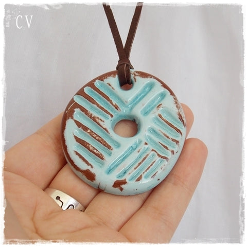 Oversized Donut Necklace