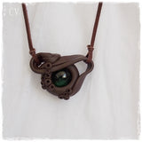 Woodland Polymer Clay Pendant