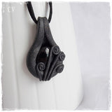 Drow Polymer Clay Pendant