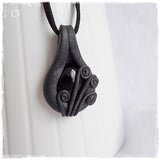 Handmade Black Pendant Necklace