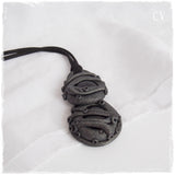 Goth Lolita Polymer Clay Pendant