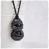 Victorian Polymer Clay Necklace