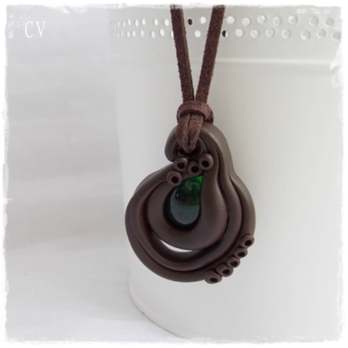 Celtic Polymer Clay Protection Amulet