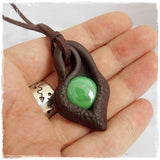 Handmade Artistic Polymer Clay Necklace