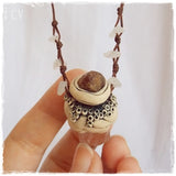Handmade Polymer Clay Pendant Necklace