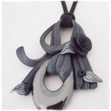 Artistic Statement Polymer Clay Gothic Necklace
