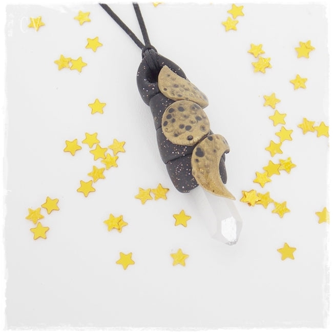 Triple Goddess Pendant Necklace