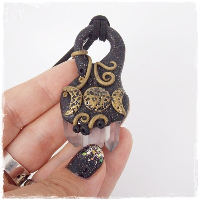 Quartz Crystal Protection Pendant