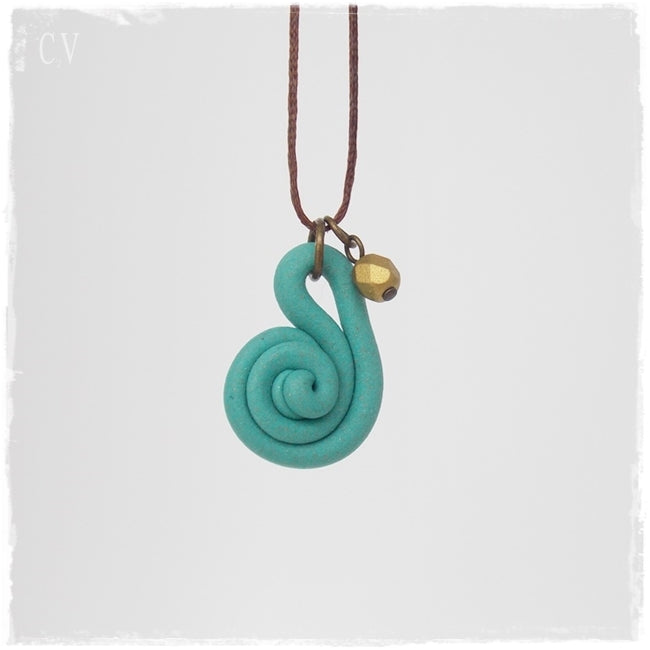 Minimal Turquoise Pendant Necklace
