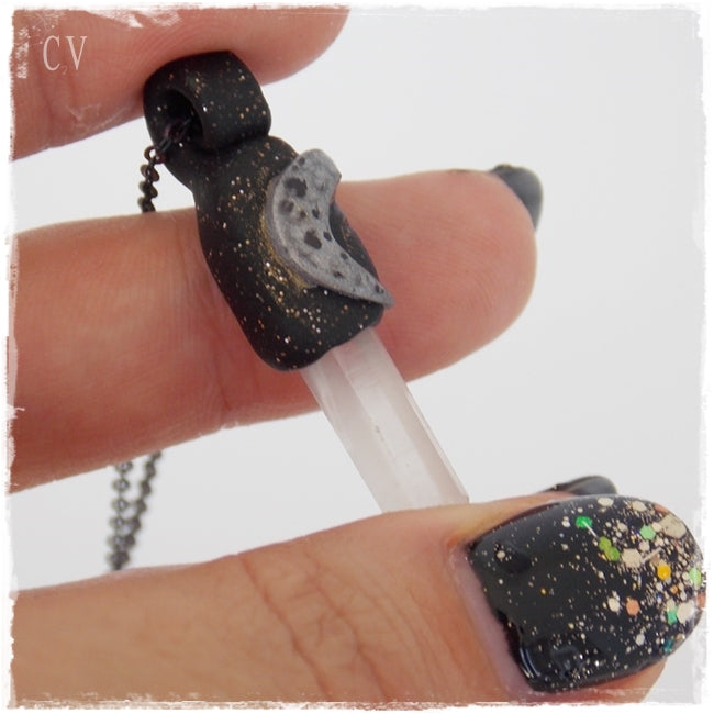 Quartz Crystal Protection Pendant