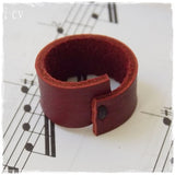 Promise Red Leather Ring
