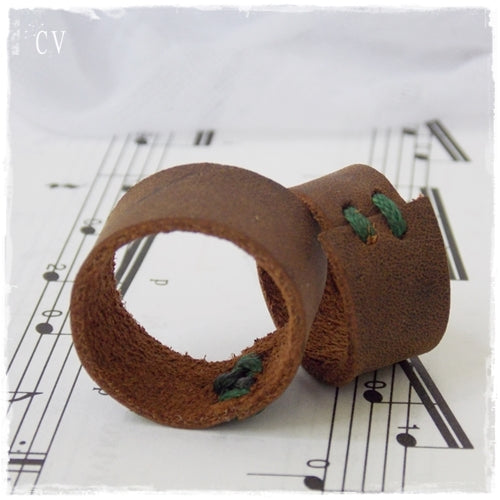 His and Hers Leather Rings