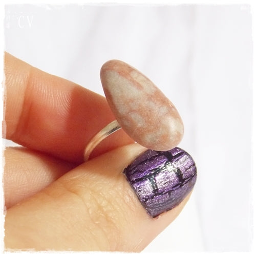 Greek Pebble Ring