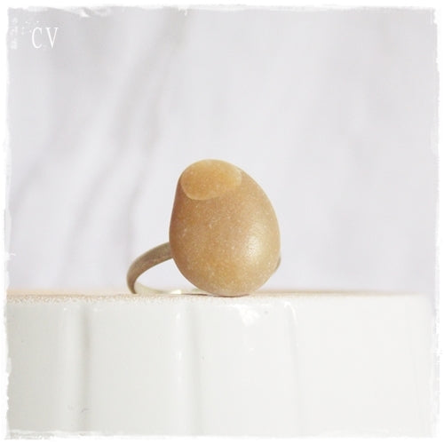 Greek Pebble Ring