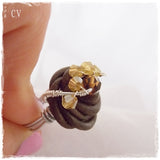 Handmade Polymer Clay Ring