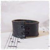 Black Leather Ring