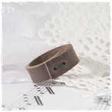 Rustic Brown Leather Ring