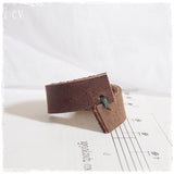Celtic Leather Ring