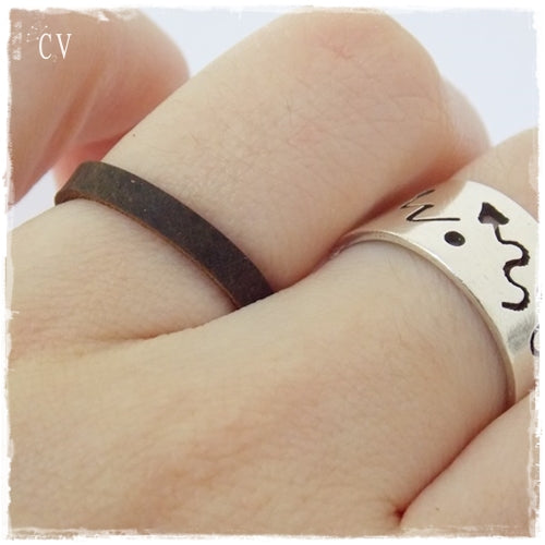 Leather Wedding Ring