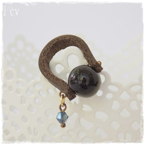 Falcon's Eye Stone Promise Ring