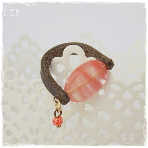 Chunky Leather Ring