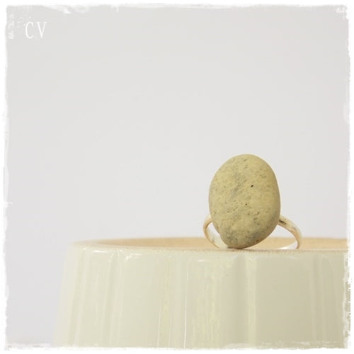 Grey Pebble Ring ~