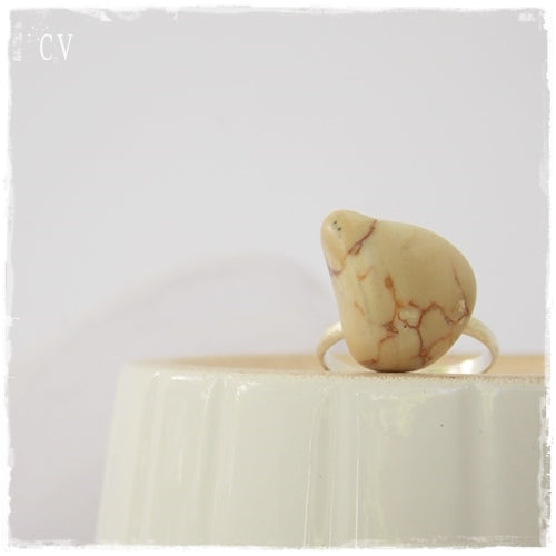 Beach Pebble Ring