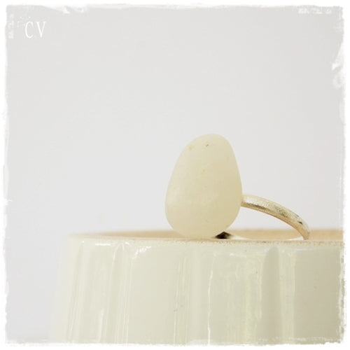 Greek Pebble Stacking Ring