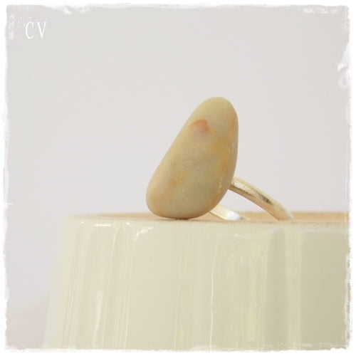 Mediterranean Pebble Ring ~