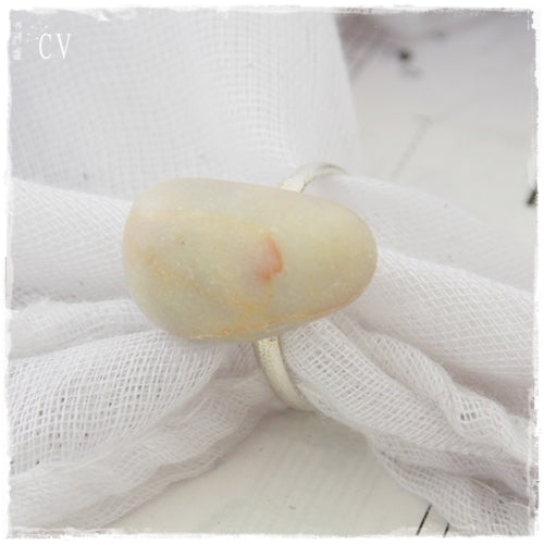 Mediterranean Pebble Ring ~