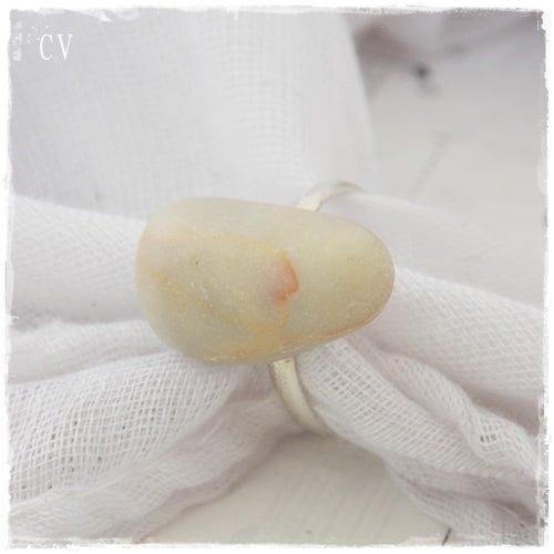 Mediterranean Pebble Ring ~
