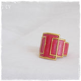 Cut-Out Brass Midi Ring