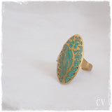 Vintage Style Brass Ring