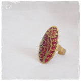 Floral Brass Vintage Ring