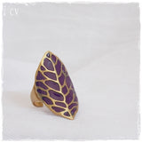 Statement Leaf Ring