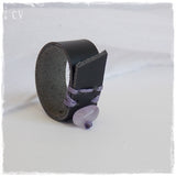 Alternative Gemstone Leather Ring Band