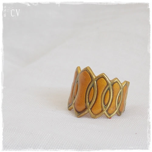 Geomteric Knuckle Ring