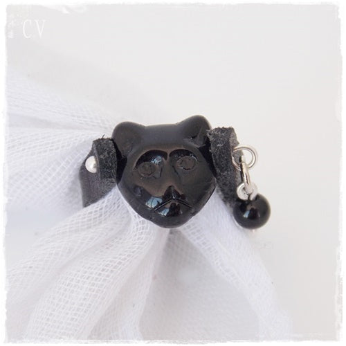 Cat Spirit Animal Leather Ring