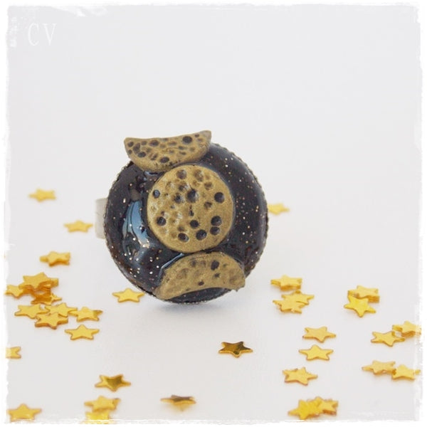 Gold Moon Ring