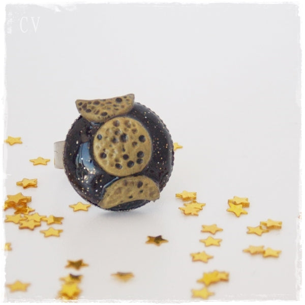 Artistic Polymer Clay Ring