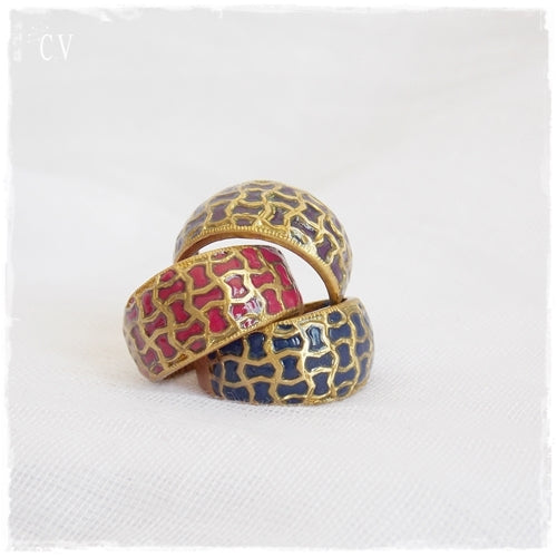 Brass Dome Rings