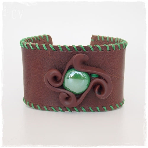 Elven Cosplay Polymer Clay Bracelet