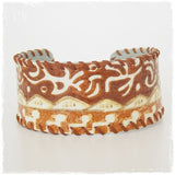 African Leather Wristband