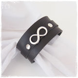 Black Infinity Wristband