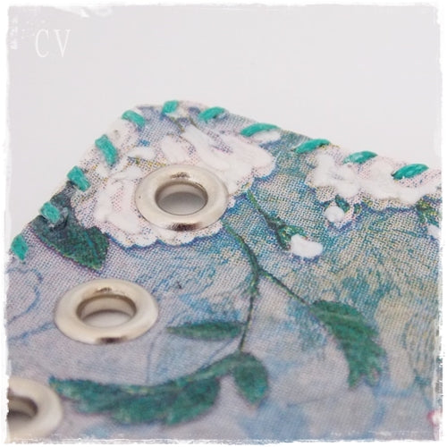 Decoupage Details - Leather Bracelet
